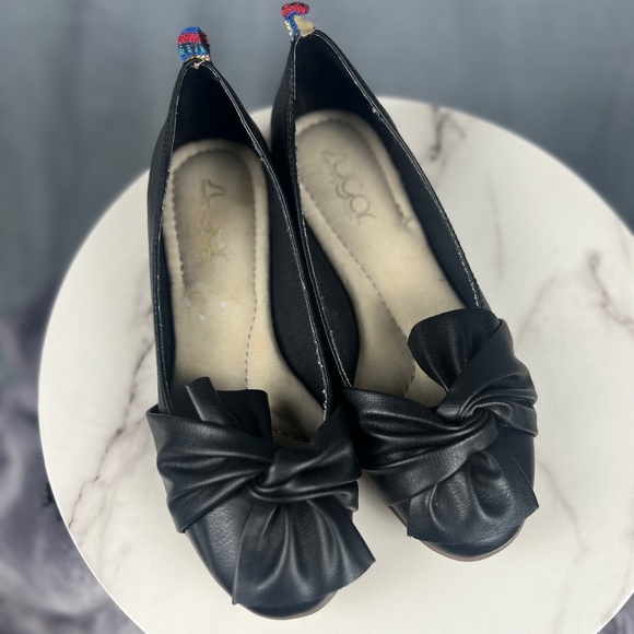 Sugar Girls Bow Tie BallerinaLeather Memory Foam Flats SZ 6 : NWOT - Picture 5 of 7